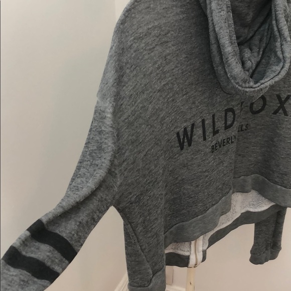 Wildfox zip up hoodie grey - Picture 3 of 5